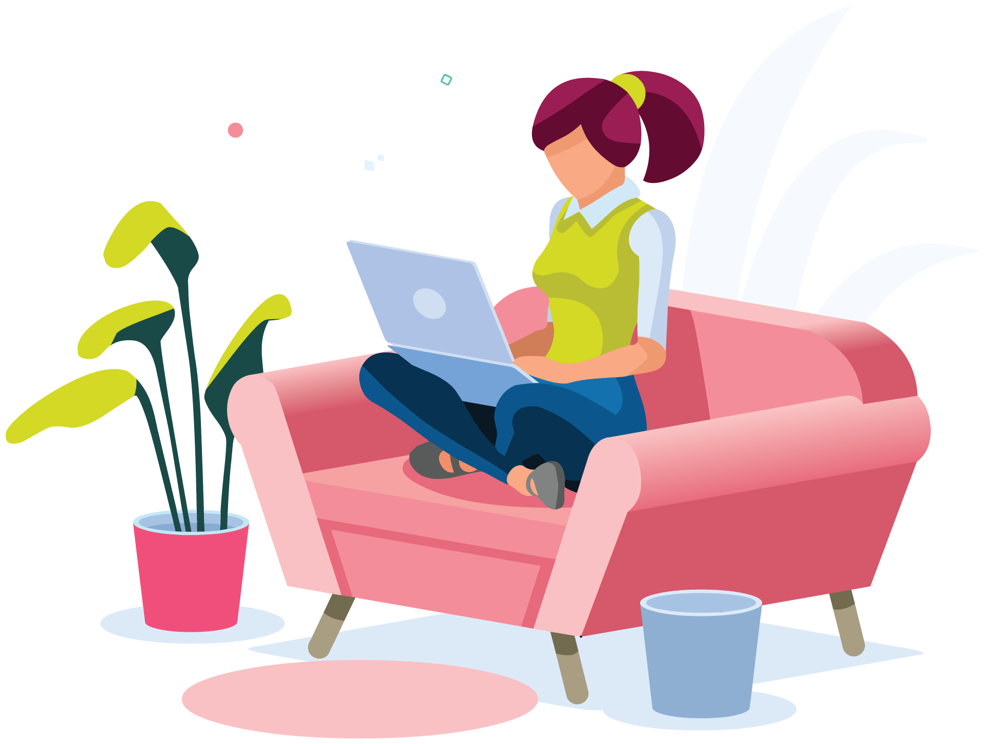 girl-computer Home  WordPress Themes