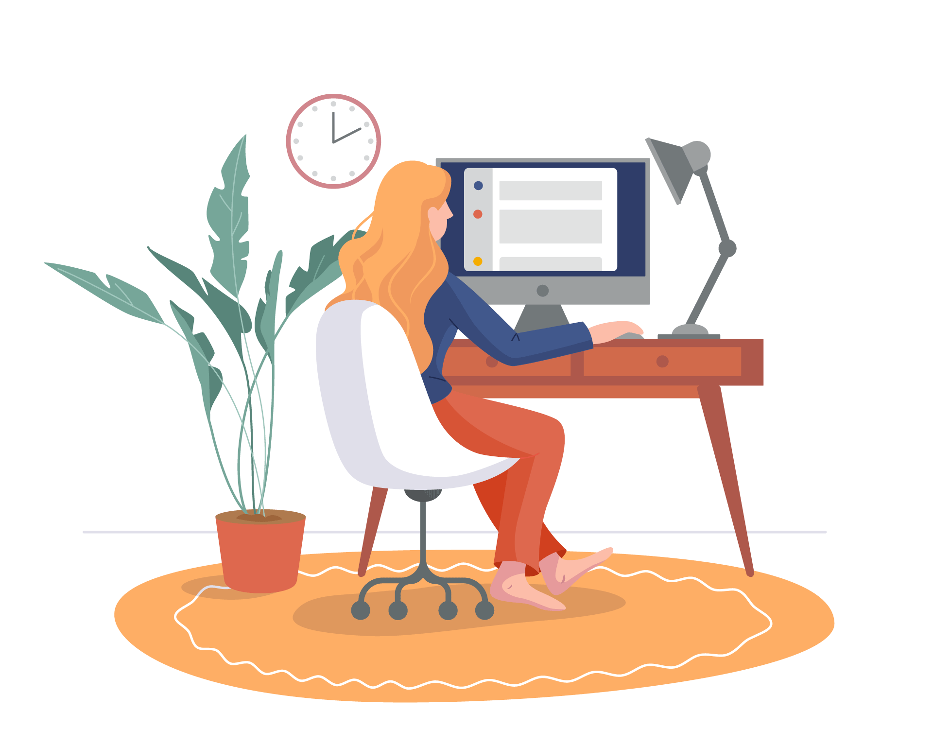 girl-ondesk Home  WordPress Themes